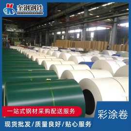 现货厂家 彩图卷铝镁 彩涂瓦 彩涂板 蓝红灰多色彩钢卷 彩图卷
