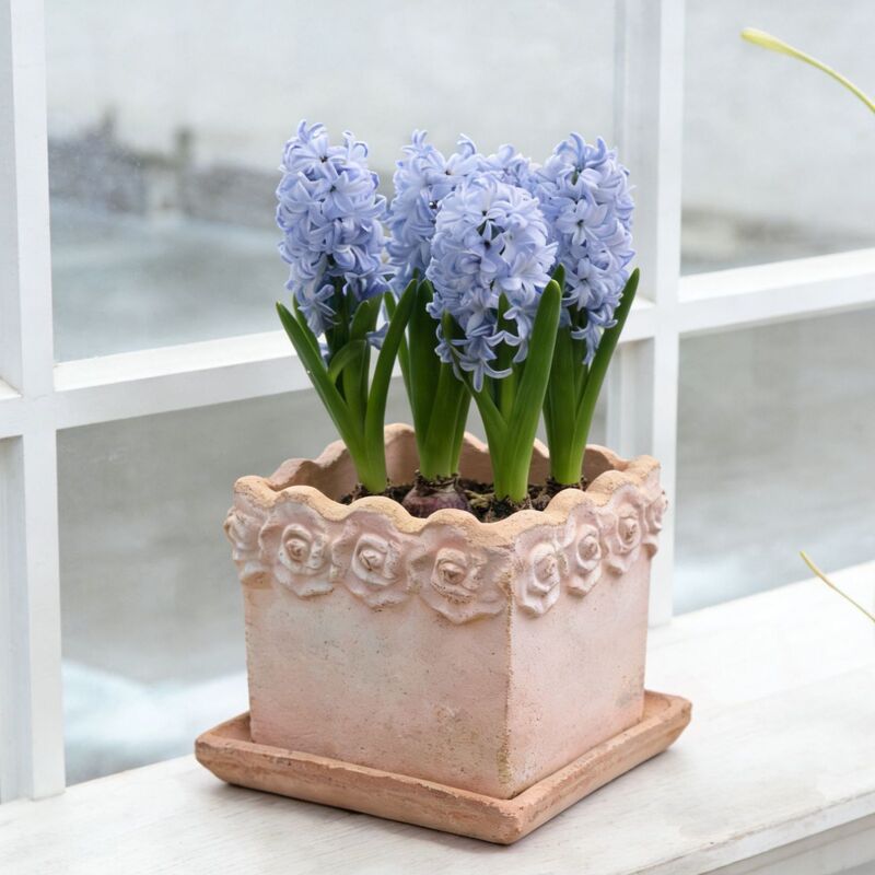 European-Style Handmade Embossed Coarse Pottery Pots, Vintage Flower Pots, Roman-Style Ceramic Pots for Garden, Balcony, and Home Green Plants European-Style Handmade Embossed Coarse Pottery Pots, Vintage Flower Pots, Roman-Style Ceramic Pots for Garden, Balcony, and Home Green Plants