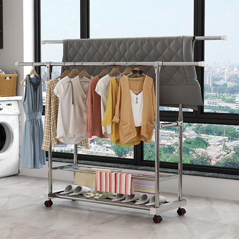 Металлическая Вешалка для сушки на полу для спальни дома