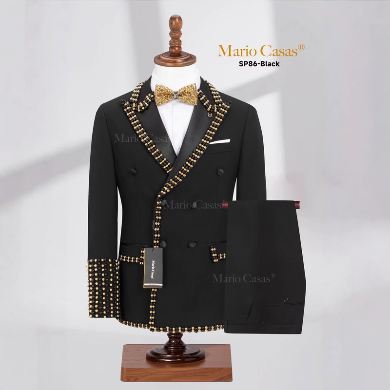 Man Suit European and American Foreign Trade Cross-Border Fashion New Style Men's Wedding Hand-Sewn Men's Suit 2-Piece Set Man Suit European and American Foreign Trade Cross-Border Fashion New Style Men's Wedding Hand-Sewn Men's Suit 2-Piece Set