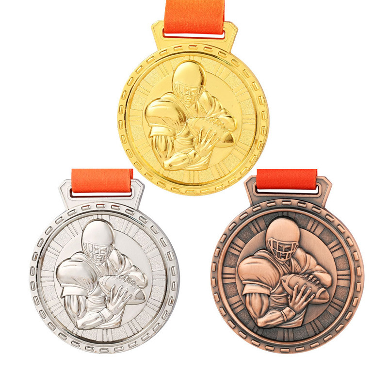 Juegos Deportivos Insignia de metal Medalla conmemorativa Natación Ping-Pong Rugby Patinaje en ruedas Ciclismo Boxeo Esquí