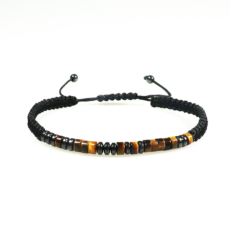 Morse Code Braided Bracelet Natural Tiger's Eye Stone Obsidian Adjustable Bracelet Tiger's Eye Stone Morse Code Bracelet Morse Code Braided Bracelet Natural Tiger's Eye Stone Obsidian Adjustable Bracelet Tiger's Eye Stone Morse Code Bracelet