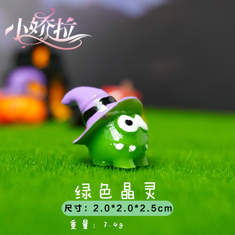 Nueva decoración transfronteriza Halloween calabaza fantasma calabaza mágica sombrero fantasma pequeña decoración micropaisaje paisajismo