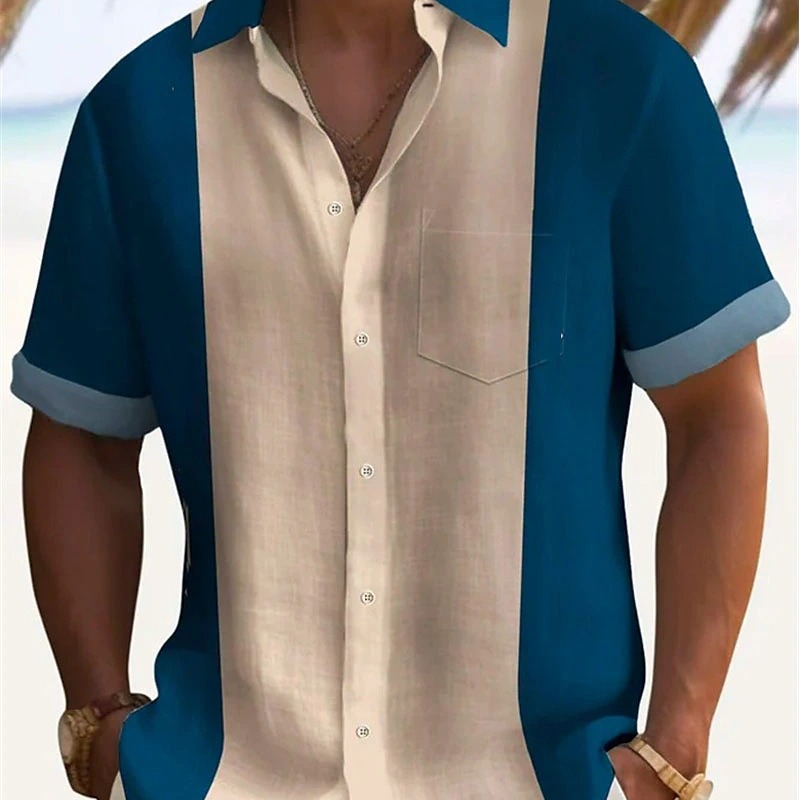 2024 Cross-Border European Size Long-Sleeve Solid Color Thin Spring Casual Short-Sleeve Shirt For Young Adults_voghion.com
