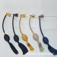 淘工厂一手货源厂家供应18mm香水长气囊喷雾喷头带流苏包装化妆品