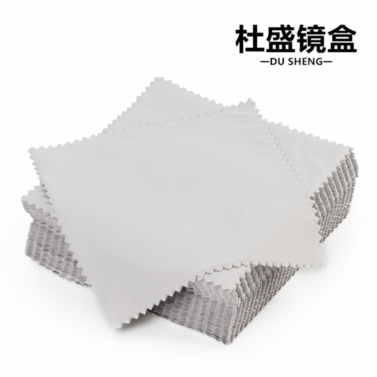 眼鏡布 針二灰色眼鏡布 15*15細纖維眼鏡擦拭布 屏幕清潔布 批發