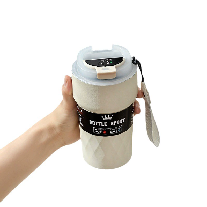 Трансграничная интеллектуальная теплоизоляционная чашка 304 из нержавеющей стали чашка для холодной воды портативный автомобильный офис чашка