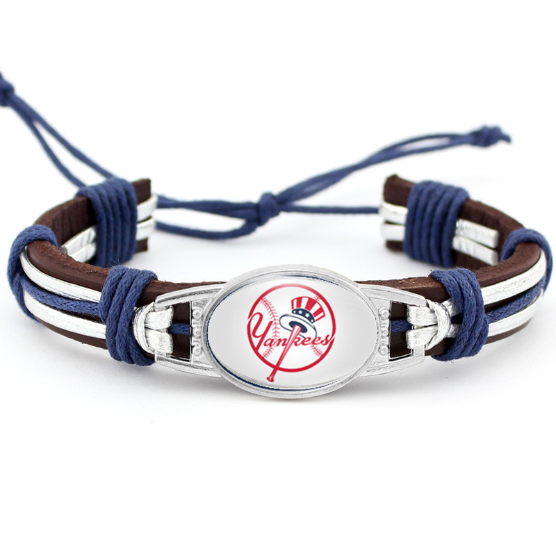 MLB Major League Baseball Bracelet Drawstring Adjustable