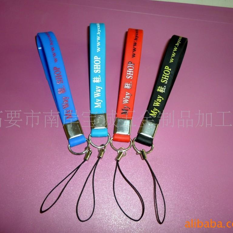 热销低价彩色硅胶手机绳1元以下产品