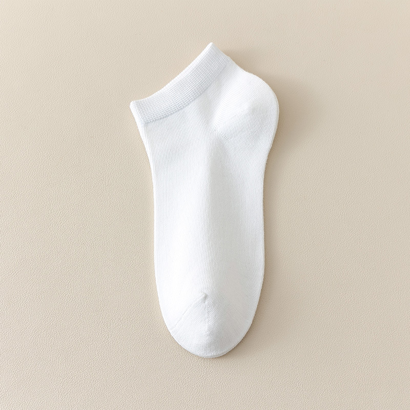 Calcetines Zhuji Calcetines finos de algodón de verano para mujer Calcetines de barco casuales de algodón absorbentes de sudor antibacteriano y desodorante de clase 7A