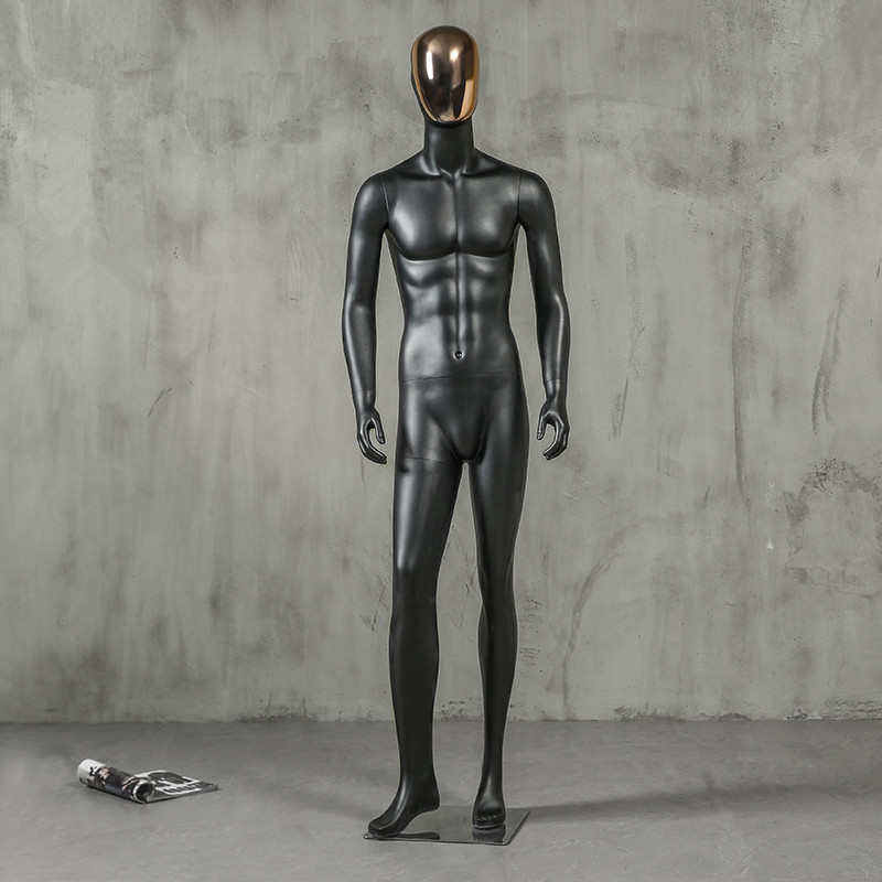 Maniquí Masculino de Cuerpo Completo de Fibra de Vidrio Galvanizado para Tienda de Ropa