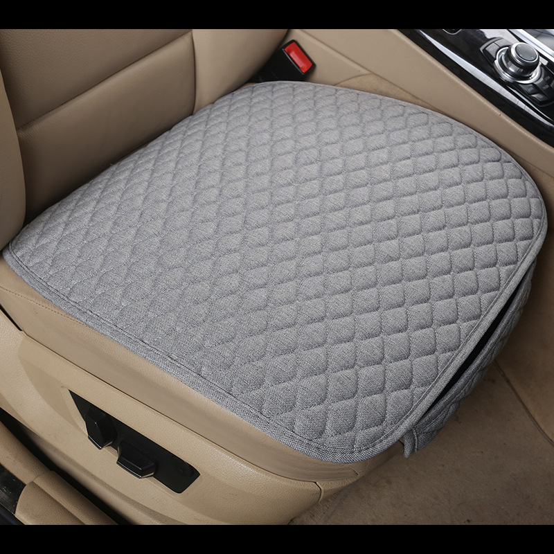 Cojín lavable del asiento de coche cuatro estaciones cojín de asiento de lino universal cojín de asiento de camioneta de tres piezas cojín de asiento individual