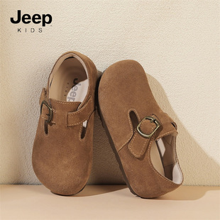 jeep���Ճ�ͯ���eЬ��ͯ����Ь2025����W��ƤЬŮͯܛ�׶�����Ь