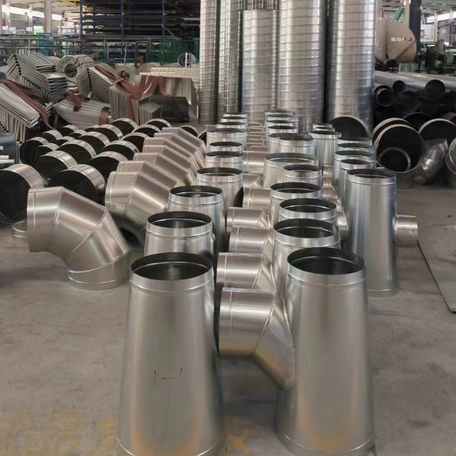 重庆风管厂 南充镀锌风管 蓬安县螺旋风管 仪陇县不锈钢风管批发