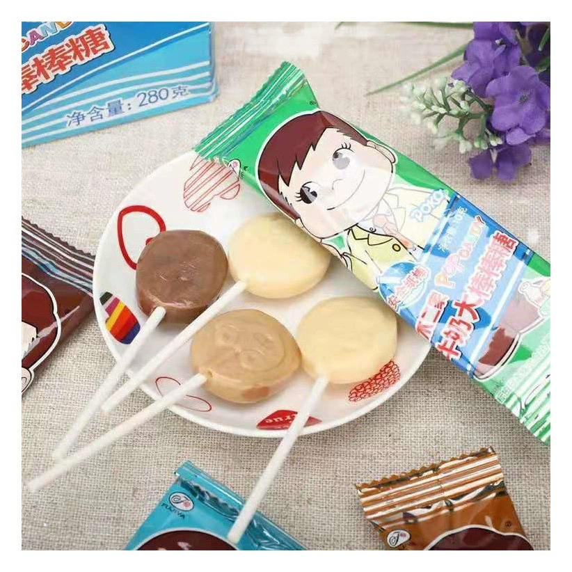 Нет двух леденцов 28 больших леденцов в штучной упаковке фруктовое молоко мульти-вкусовые смешанные свадебные конфеты фрукты оптом