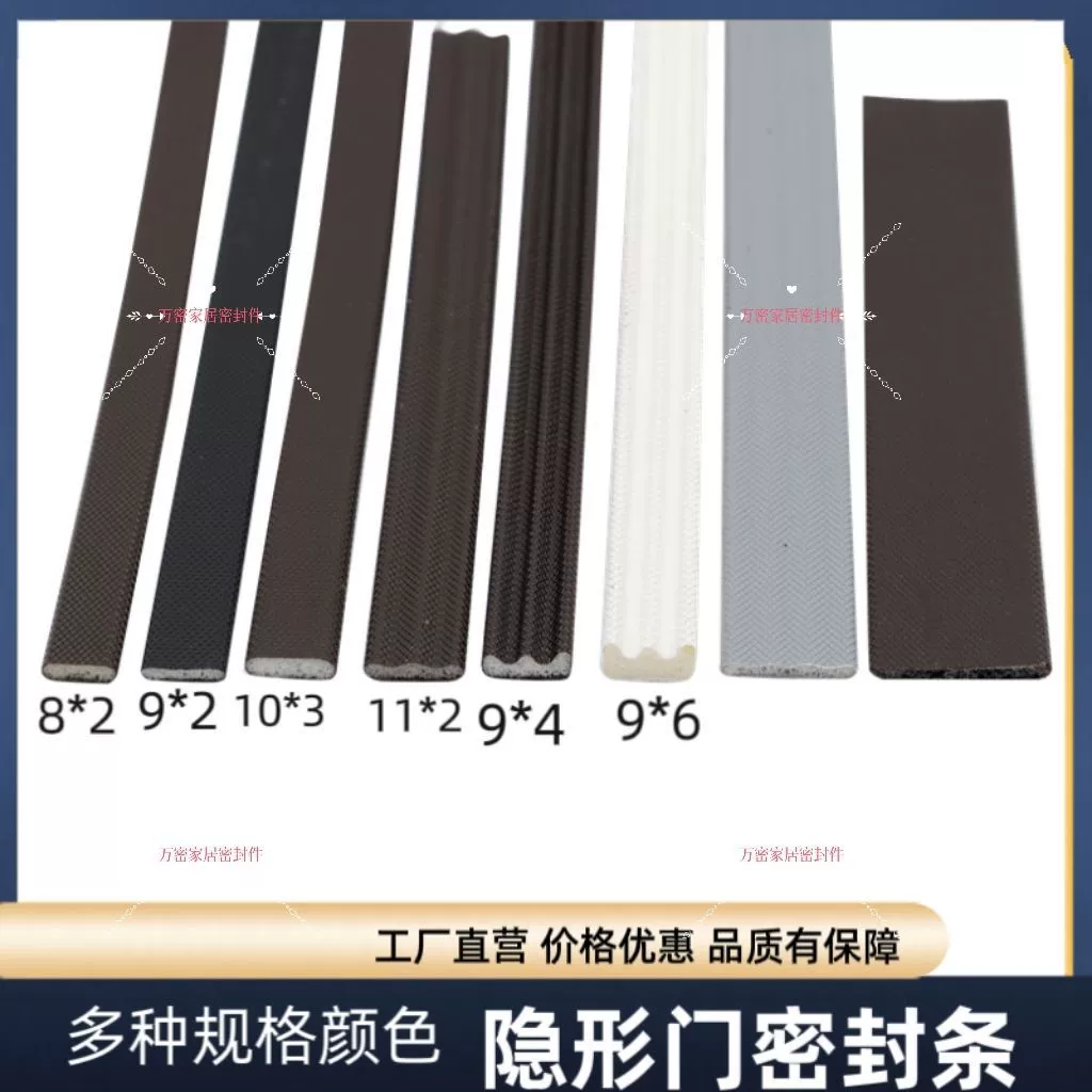 Self-adhesive invisible dustproof windproof tape, noise protection