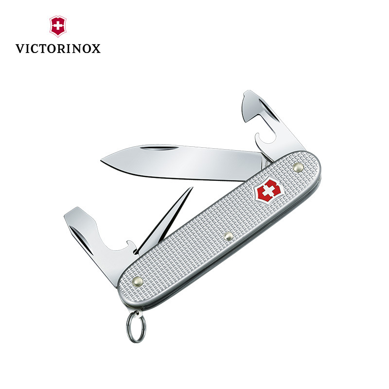 维氏瑞士军刀 93MM 先锋 0.8201.26铝合金刀柄 金属刀面原装进口
