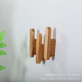 厂家现货实木创意培壁门后置物架挂钩 简约家居民宿卧室实用装饰