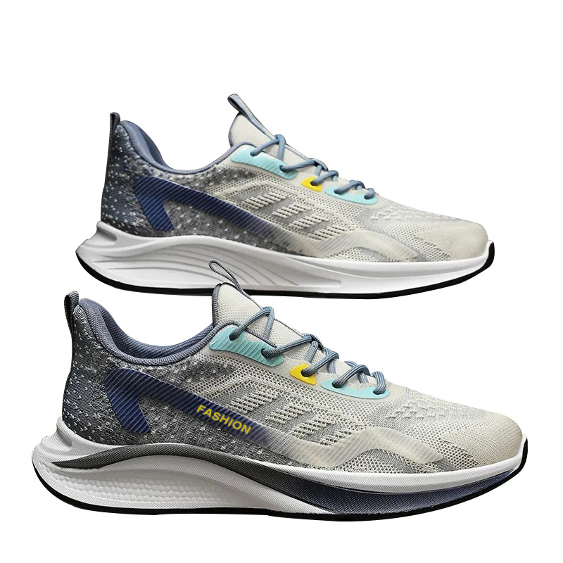 Nuevos zapatos casuales de malla transpirable de verano para hombres, zapatos para correr de suela suave, zapatillas de hombre ligeras y versátiles para hombres