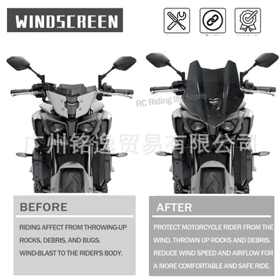 Front Windshield, Windscreen, Wind – Motorcycle front windshield