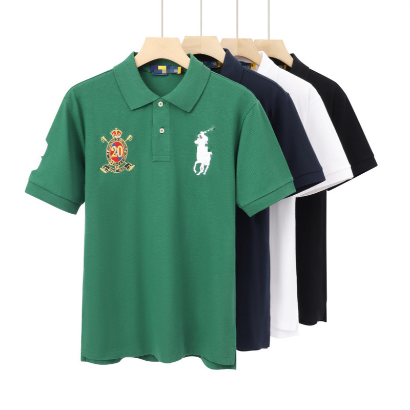 26 Styles of Summer Cross-Border Classic Polo Shirts with Malaysian Logo, Pure Cotton Embroidery, Loose Casual Turn-Down Collar T-Shirts, Short Sleeves 26 Styles of Summer Cross-Border Classic Polo Shirts with Malaysian Logo, Pure Cotton Embroidery, Loose Casual Turn-Down Collar T-Shirts, Short Sleeves