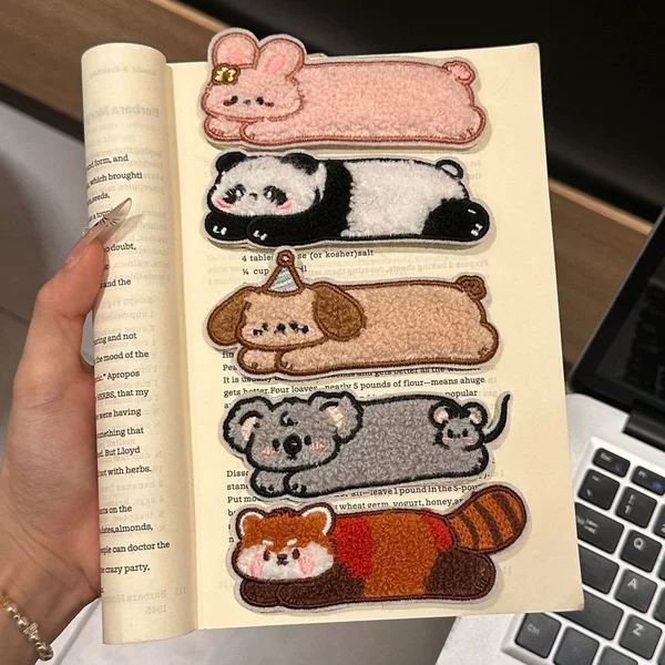 Cute cartoon little animal magic tape for sweet girls, seamless magic tape for tidying up stray hair