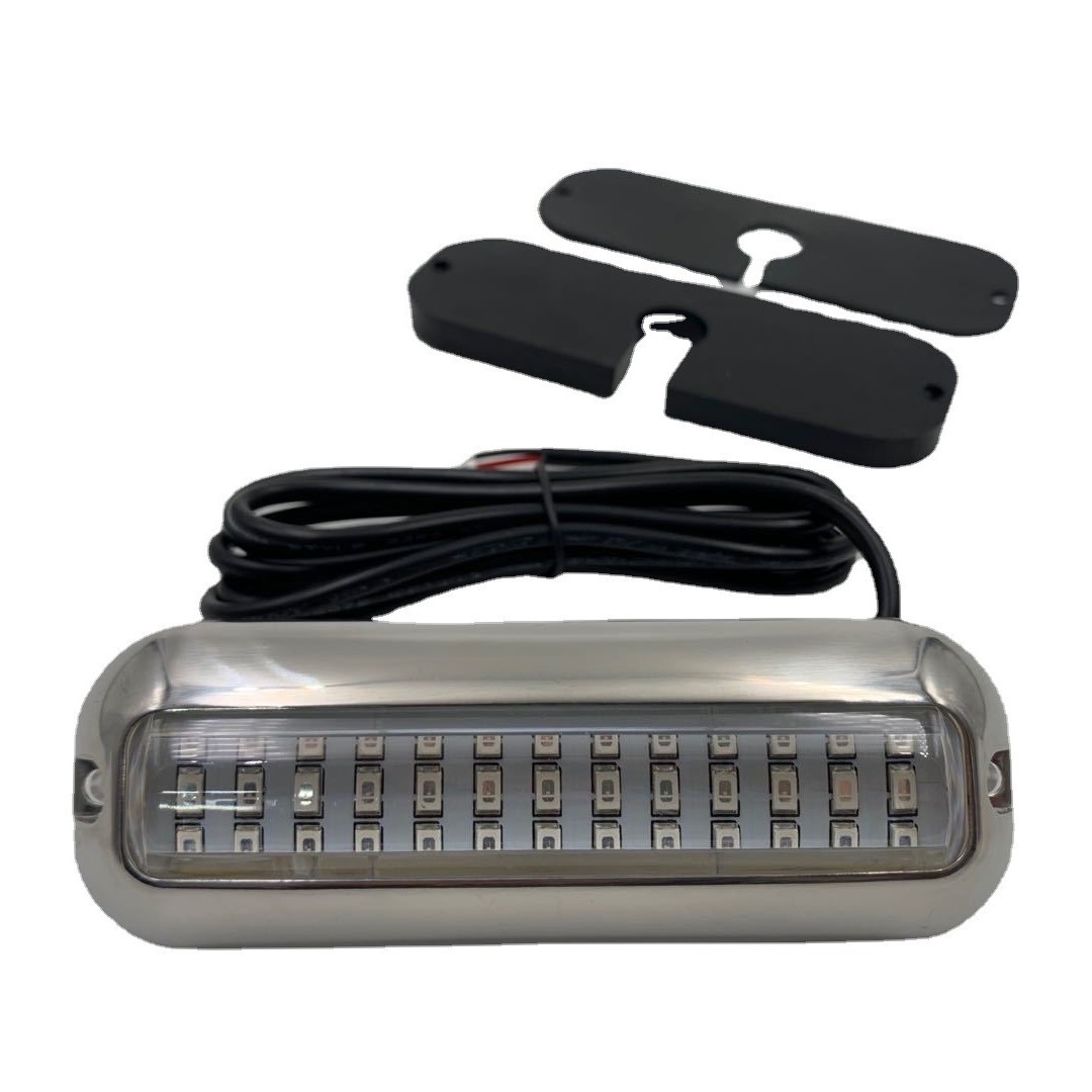 E019005LED游艇水底水下灯 不锈钢316 蓝光12/24V不锈钢水底灯