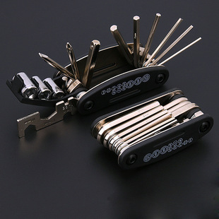 Folding Hexagonal Wrench Screwdriver Set Multi-Functional Bicycle Hexagonal Repair Road Hexagonal Key Tool