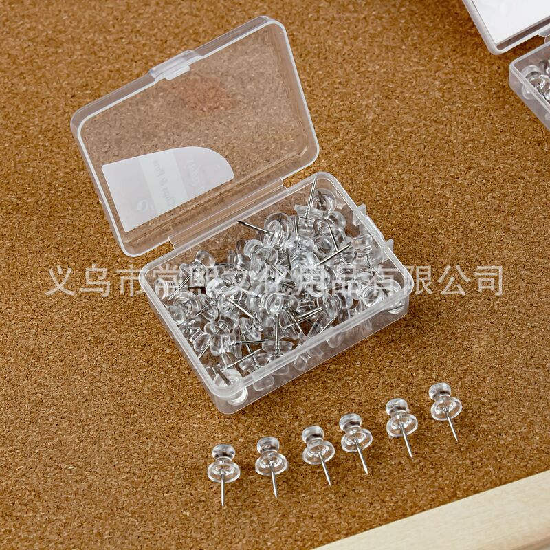 Small Transparent Push Pins, Cork Board Pins, Message Board Push Pins Small Transparent Push Pins, Cork Board Pins, Message Board Push Pins