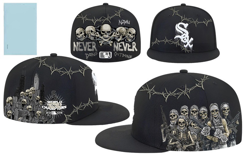 Other Chicago White Sox 2005 World Series Skull Cap Black