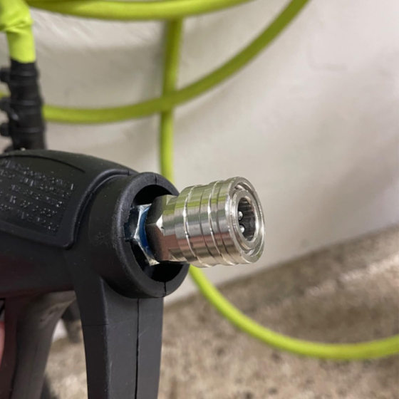 High pressure water gun inner wire outer wire adapter stainless steel 1/4 quick plug connector PA pot accessories converter