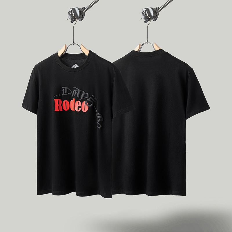 Travis de manga corta M mark Scott pequeño pato amarillo cactus relámpago rap tour TS pareja conjunta camiseta de hip-hop