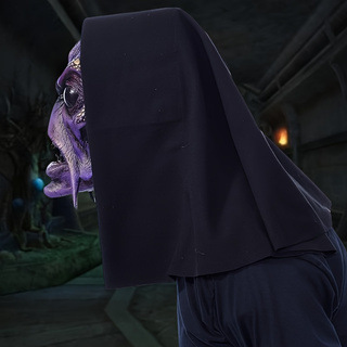 2025 nueva máscara de bruja fiesta de Halloween casa encantada cara púrpura cara de bruja látex cara fantasma miedo parodia casco