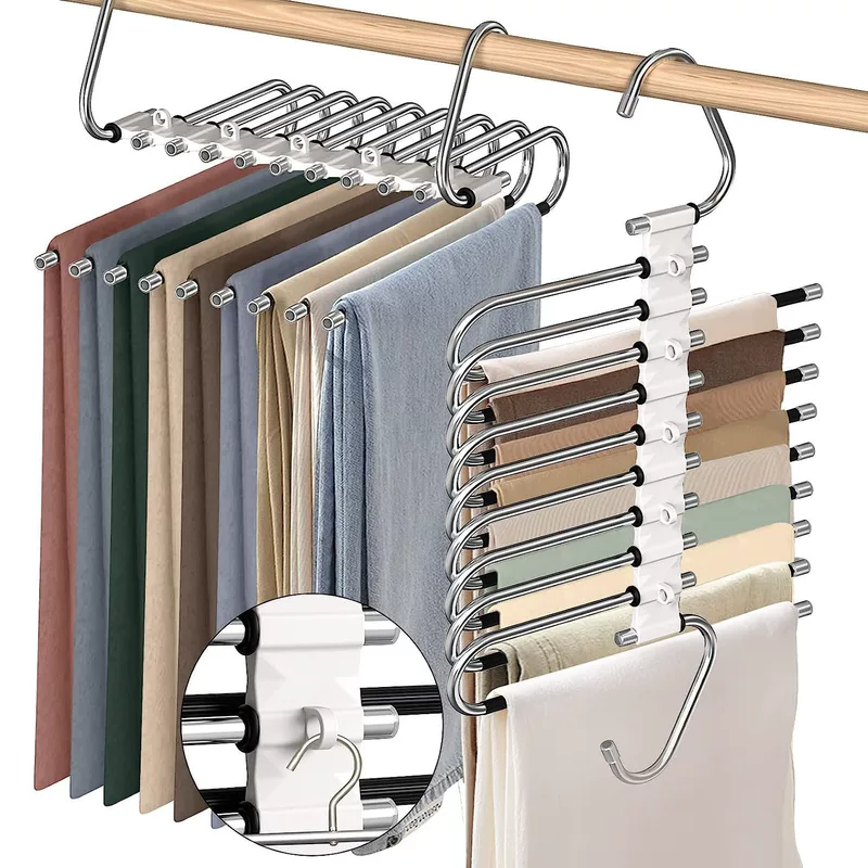 Trousers stainless steel, universal storage system, hanger