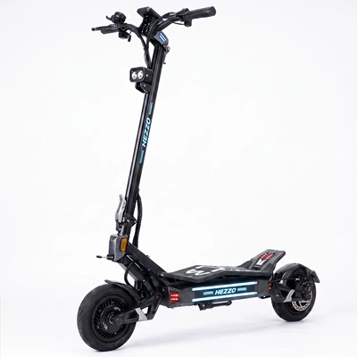 Cross-border wholesale F7 high-power dual-drive 3000W electric scooter for adults, commuter two-wheeled scooter (Qatlanan elektrik skuterlər) - f7-1500w2-60v21ah
