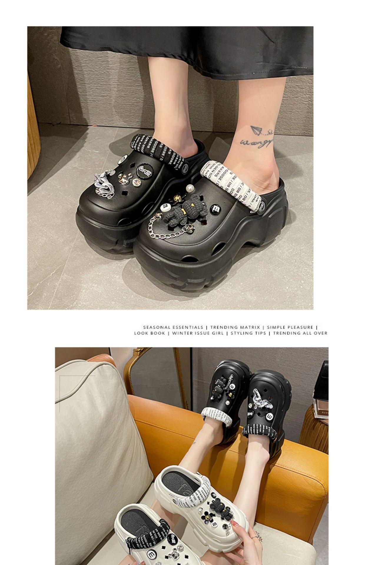 Damen-Sandalen, Flip-Flops, für den Innenbereich, Stoff, Leder, schnell trocknende Pantoletten mit Fußgewölbeunterstützung_voghion.com