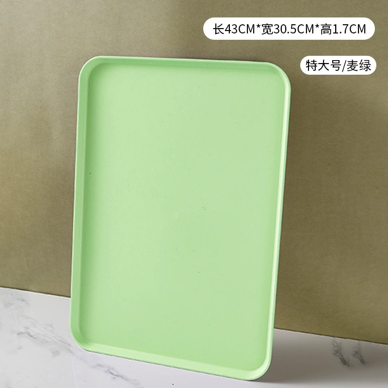 Nordic INS wheat straw trap household color plates commercial barbecue bakery dish large plastic tea plate