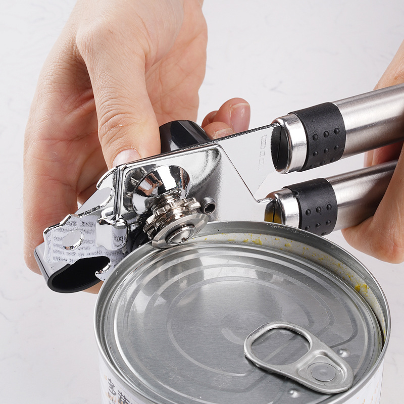 强力开罐器 彩盒装开罐刀 多功能不锈钢罐头刀开瓶器