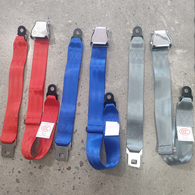 Two-Point Aircraft Seat Belt Buckle, Safety Belt for Passenger Buses, Sightseeing Vehicles, High-Speed Trains, and Aviation Seats