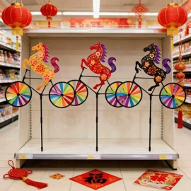 风车;户外庭院摆件;塑料工艺品