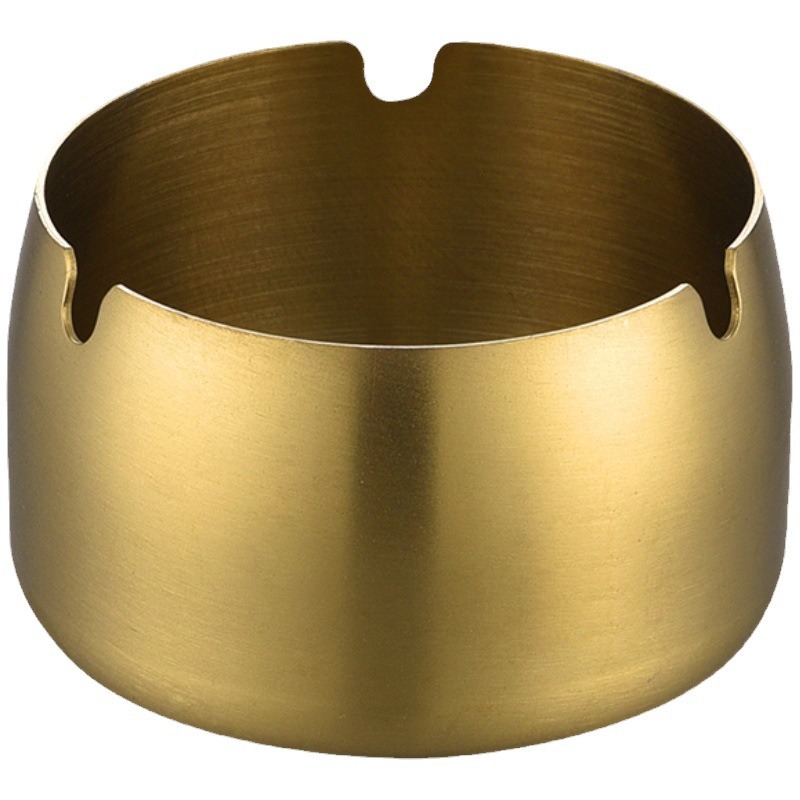 스테인레스 스틸 재떨이 두꺼운 창조적 인 패션 블랙 레터링 선물 홈 인터넷 카페 KTV 레스토랑