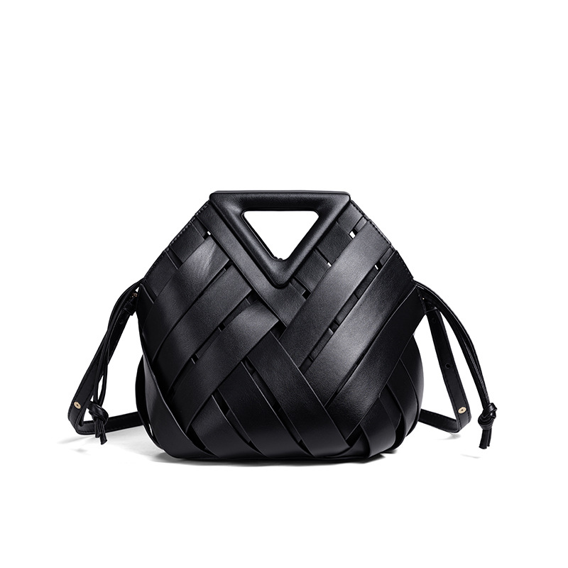 Y Cross-Border Special Large Capacity Handbag Triangle Bag 2025 New Arrival Clutch Bag Diamond Weave Evening Bag - Thumbnail 7