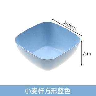 Vegetables can not be wheat straw relatives thick large tableware bowl 1 fruit bowl rice husk salad bowl household