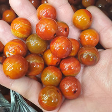 20毫米战国红玛瑙圆珠玉石散珠大号玛瑙手链项链佛珠念珠配件饰品