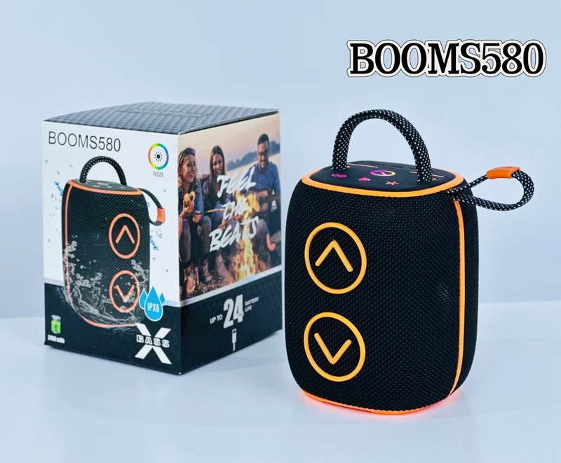 クロスボーダー新型無線bluetoothスピーカー重サブウーファデスクトップ屋外手提げ布網音響BOOMS580|undefined
