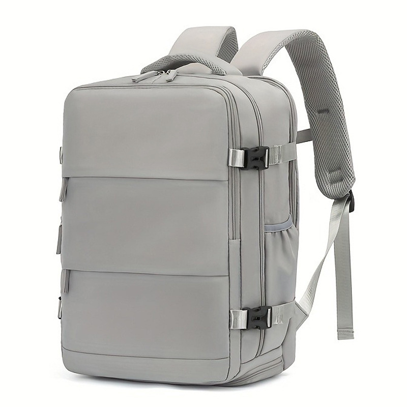 Mochila para Computadora de Viaje de Negocios 180° de Tela Oxford Gran Capacidad para Uso Diario