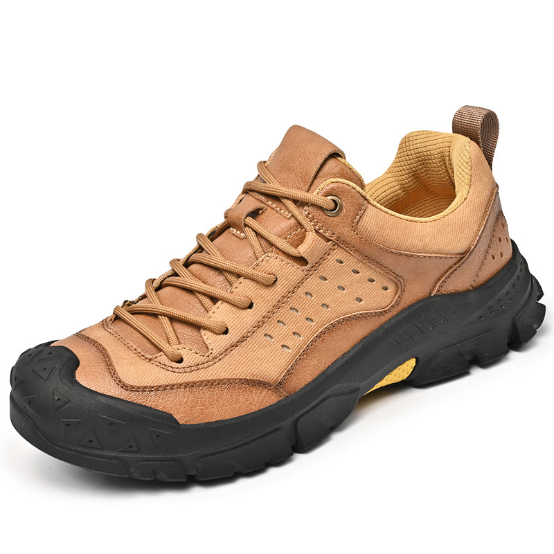 Zapatos de senderismo de gran tamaño 4546 para hombre 2024 otoño nuevos zapatos casuales al aire libre Baotou suela suave zapatos de herramientas antideslizantes y resistentes al desgaste