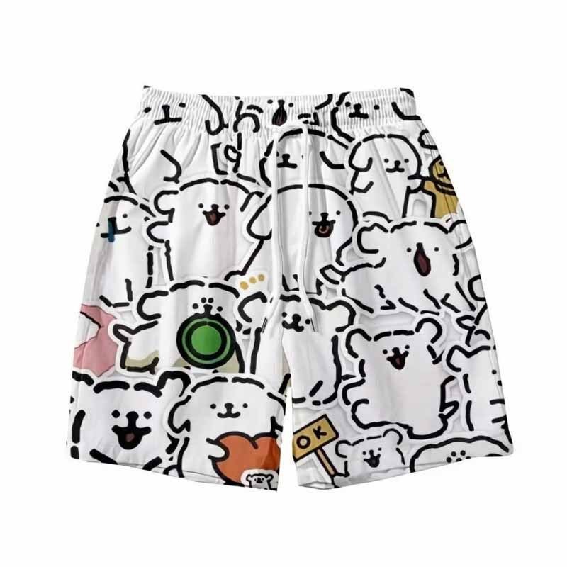 【Can Be Shipped Individually】2026 Cartoon Hello Kitty Shorts Summer Unisex Couple Versatile Beach Shorts Cute 【Can Be Shipped Individually】2026 Cartoon Hello Kitty Shorts Summer Unisex Couple Versatile Beach Shorts Cute