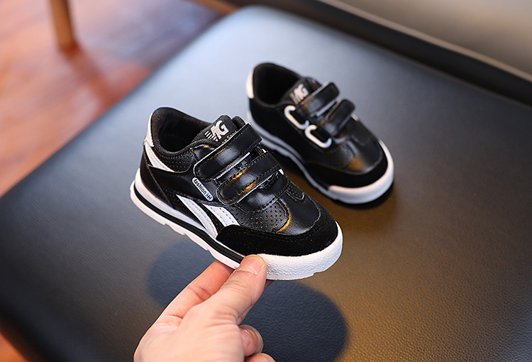 Andningsbara sneakers med kardborre för småbarn och bebisar_voghion.com