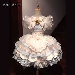 Ball*舒芙蕾女仆lolita连衣裙jsk洛丽塔可爱超嗲甜美软妹公主裙